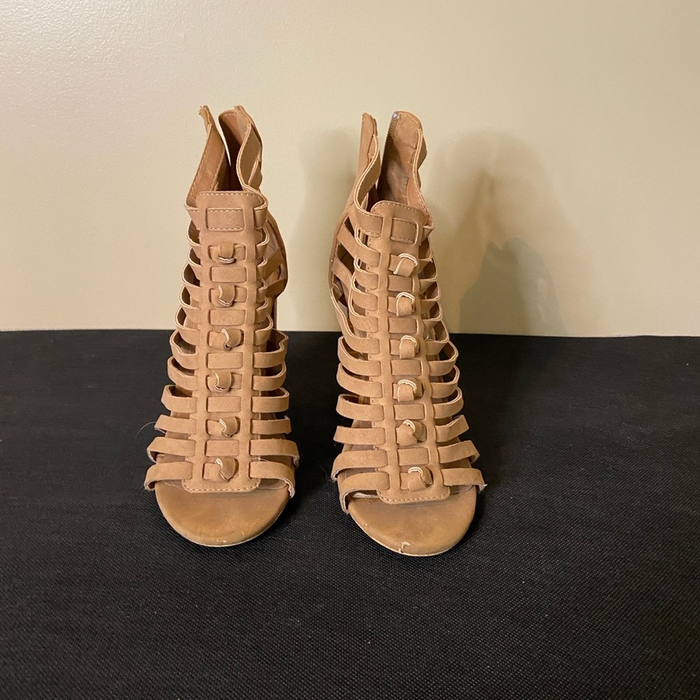Mi.iM Brown Gladiator Sandals